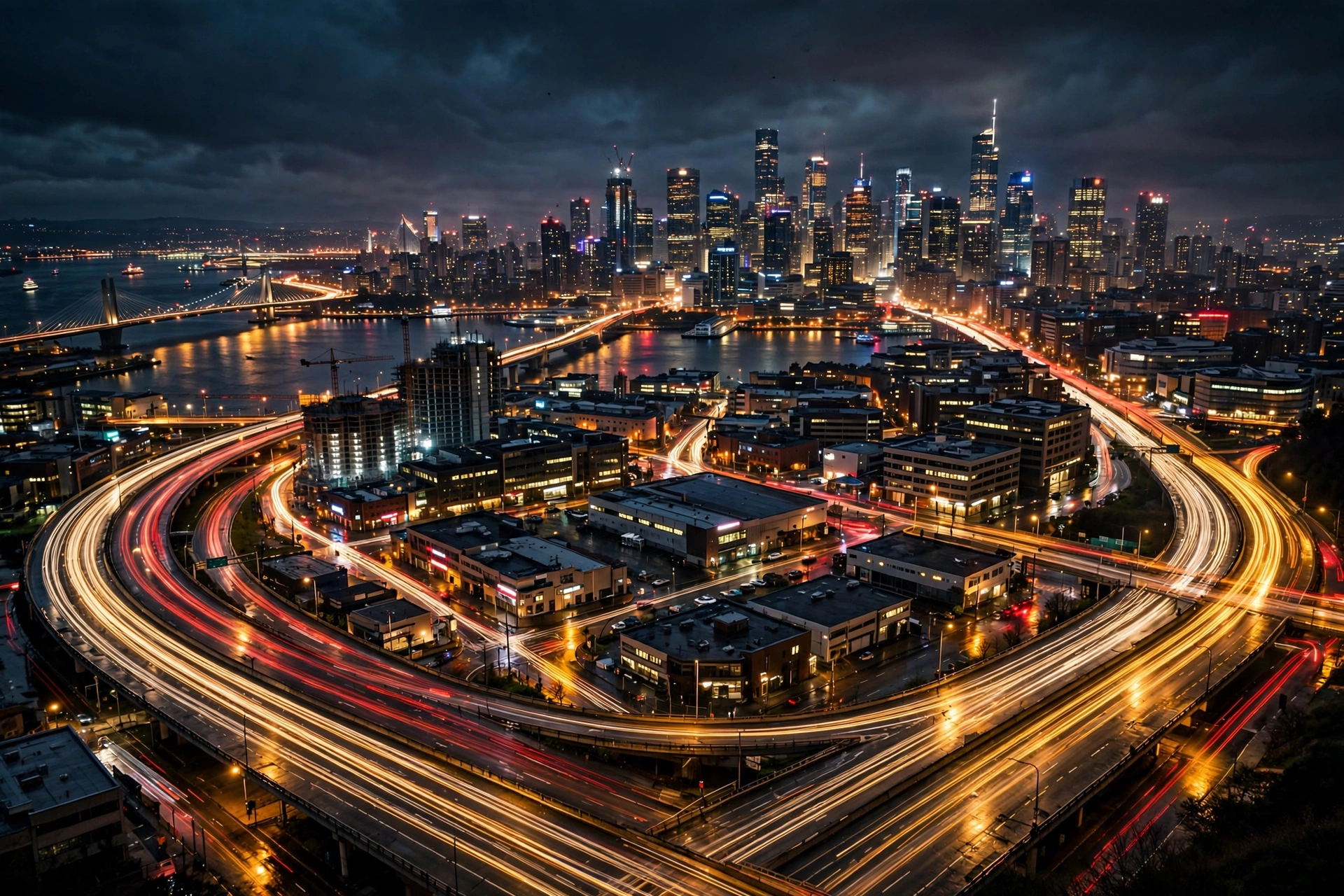 City Skyline at Night