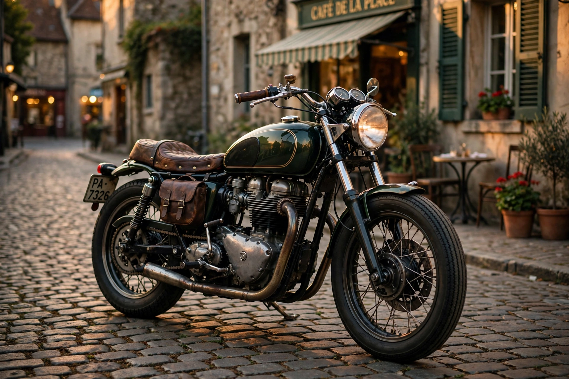 Cafe Racer Motorcycle