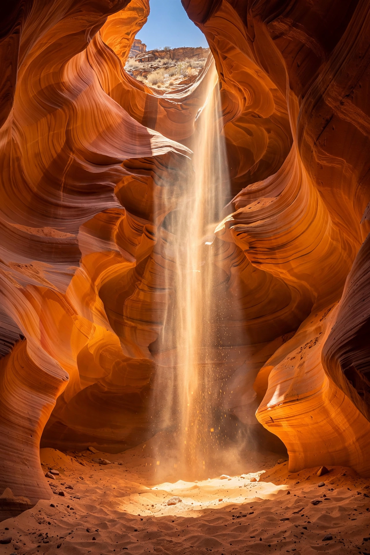 Antelope Canyon Light Beam
