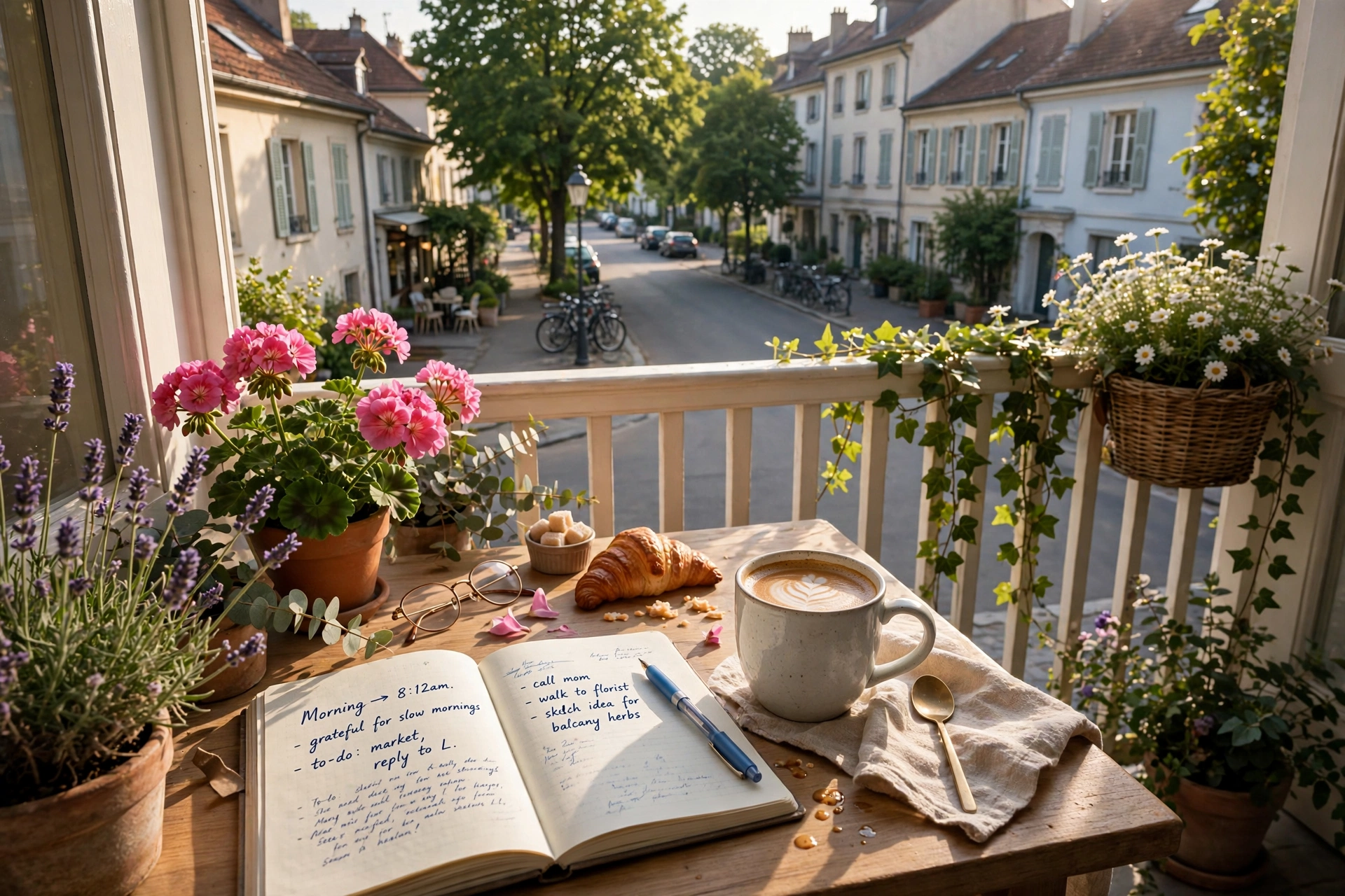 Morning Coffee on the Balcony