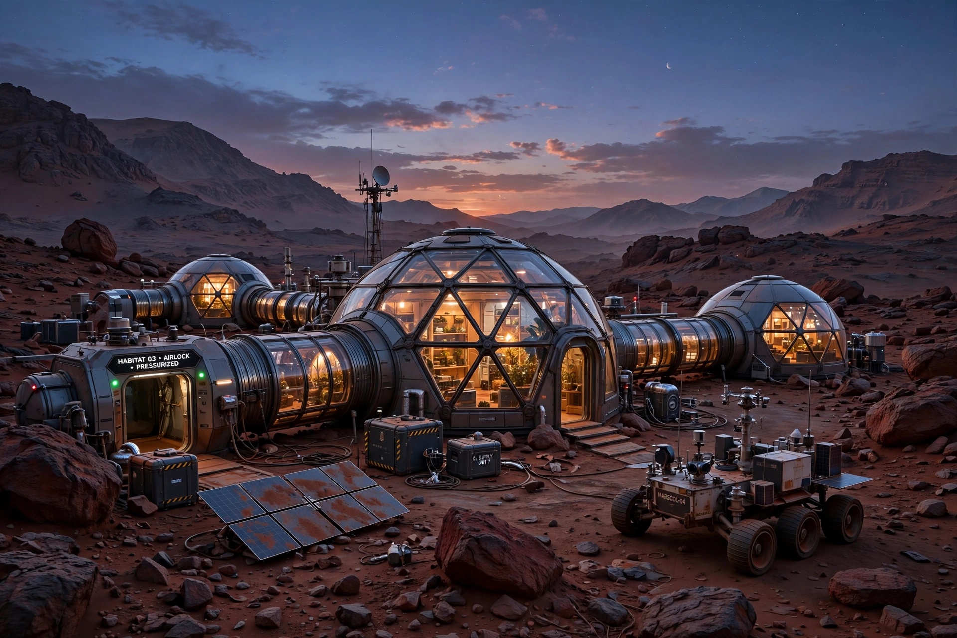 Mars Colony Habitat