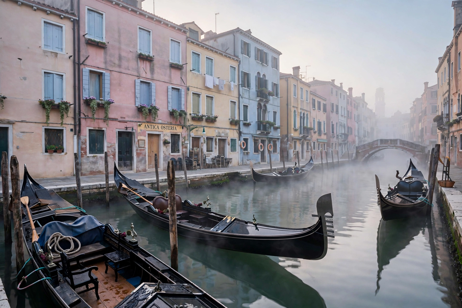 Venice Canal at Dawn
