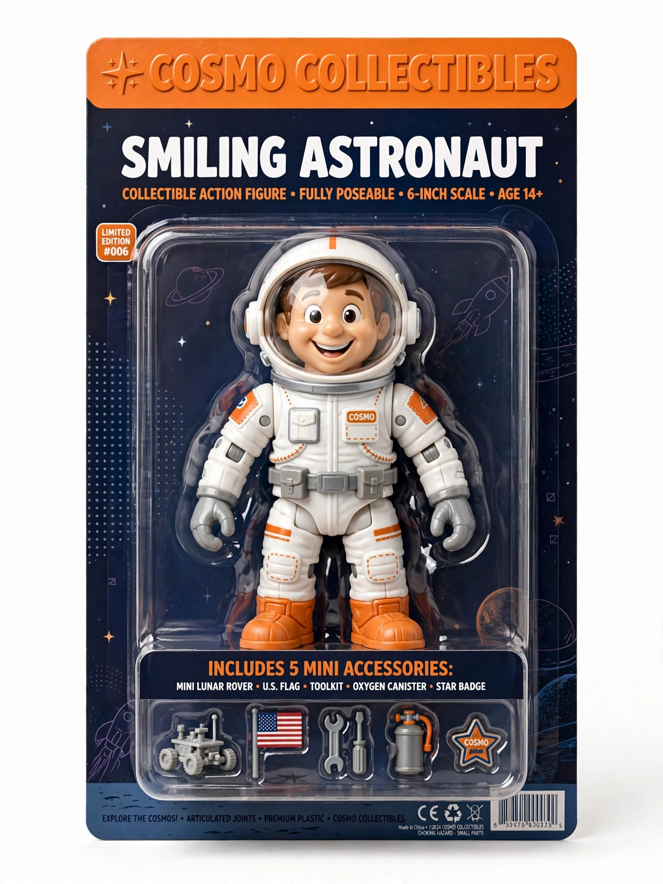 Astronaut Action Figure in a Box