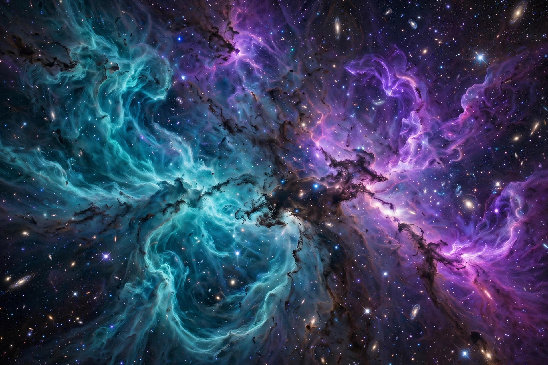 Galaxy Nebula with Stars